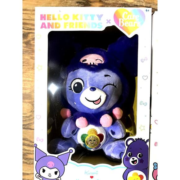 HELLO KITTY Cheer Bear 10.5" SET OF 2 Cheer Bear Plushes Kuromi & My Melody - Picture 3 of 4